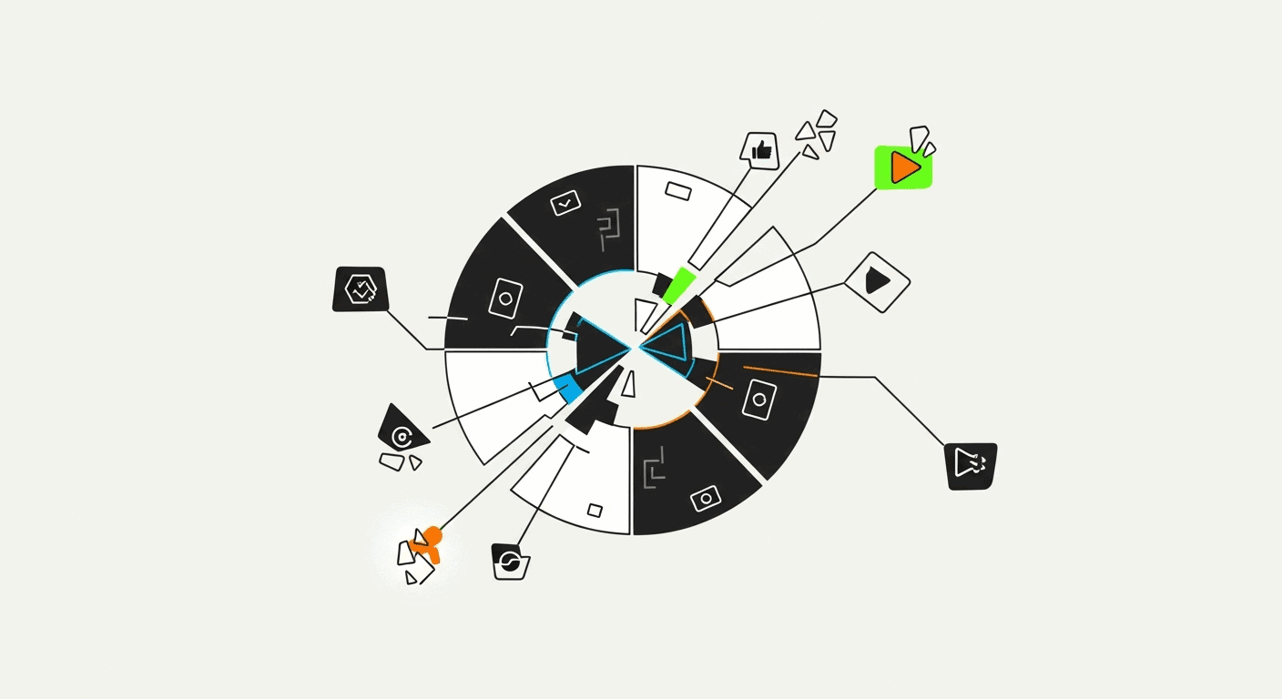 Abstract illustration for Paid dares and challenge platforms